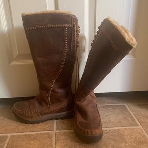 Timberland boots lined with fur waterproof